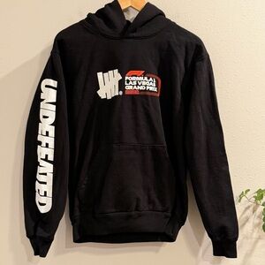 Undefeated Size Small Black Formula 1 F1 Las Vegas Grand Prix Hoodie 2023